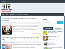 Tablet Screenshot of comunicarepensando.it